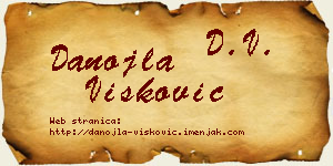 Danojla Višković vizit kartica